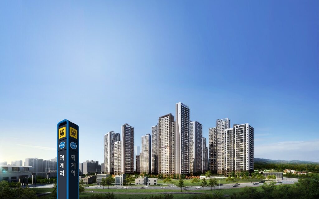 덕계역 지웰 엘리움 조감도 덕계역 지웰 엘리움 조감도